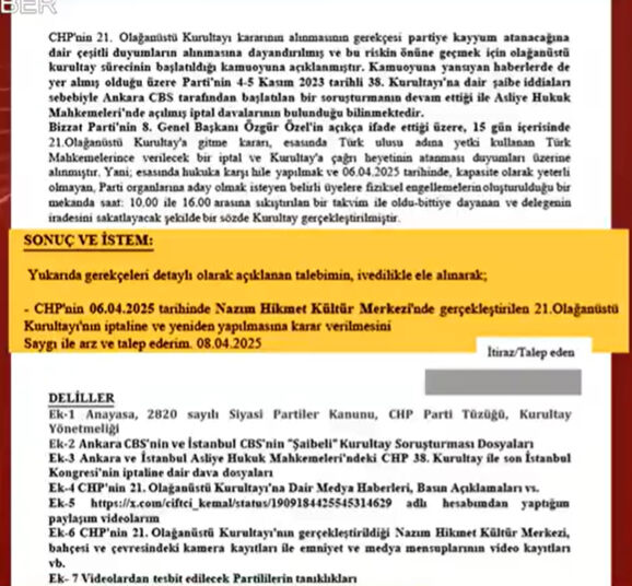 Chp Olaganustu Kurultayinin Iptali Icin Yskya Basvuru Yapildi 17441422446336 2