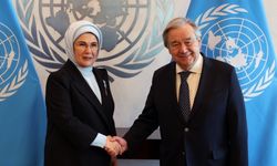 Emine Erdoğan, BM Genel Sekreteri Guterres'le görüştü