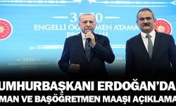 Cumhurbaşkanı Erdoğan'dan Uzman ve Başöğretmen Maaşlarıyla İlgili Açıklama