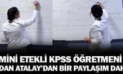 Mini etekli Kpss öğretmeni Fidan Atalay'dan yeni bir paylaşım daha