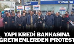 Öğretmenler Bu Sefer Bankayı Protesto Etti