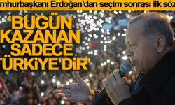 Cumhurbaşkanı Erdoğan: 'Bugün kazanan sadece Türkiye'dir'