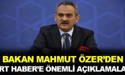Milli Eğitim Bakanı Mahmut Özer'den TRT Habere Önemli Açıklamalar