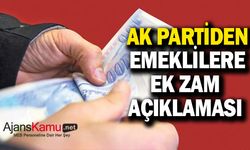 AK Parti'den emeklilere ek zam açıklaması