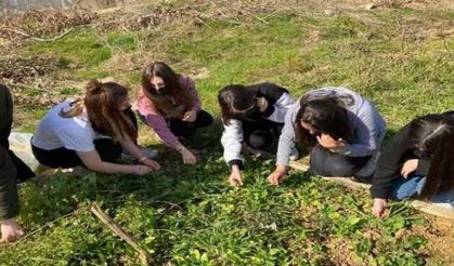 Öğrenciler ‘e-Twinning’ projesi ile endemik bitkileri tanıyarak yetiştiriyorlar