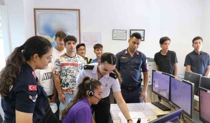 Yaz tatilindeki öğrencilere “Jandarma” eğitimi