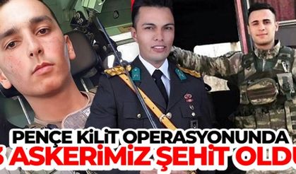 MSB: 'Pençe-Kilit operasyonu bölgesinde 3 askerimiz şehit oldu'