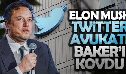 Elon Musk Twitter avukatı Baker'ı kovdu