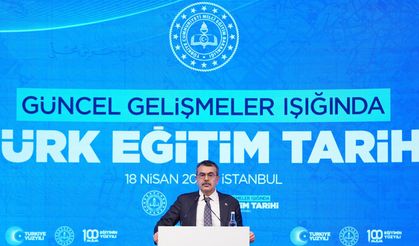 Bakan Tekin Türk Eğitim Tarihi Paneline Katıldı