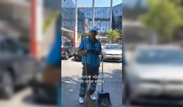 Temizlik işçileri Erkin Koray’ı anmak için klip çekti