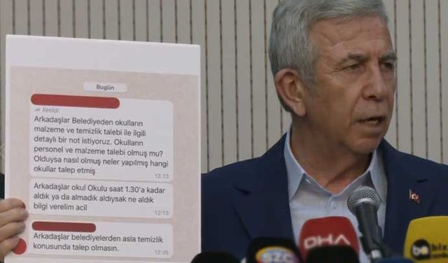 MEB'den Mansur YAVAŞ'a "Siyasi Şov" Suçlaması