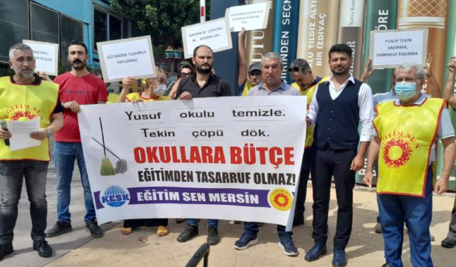 "YUSUF OKULU TEMİZLE TEKİN ÇÖPÜ DÖK!"