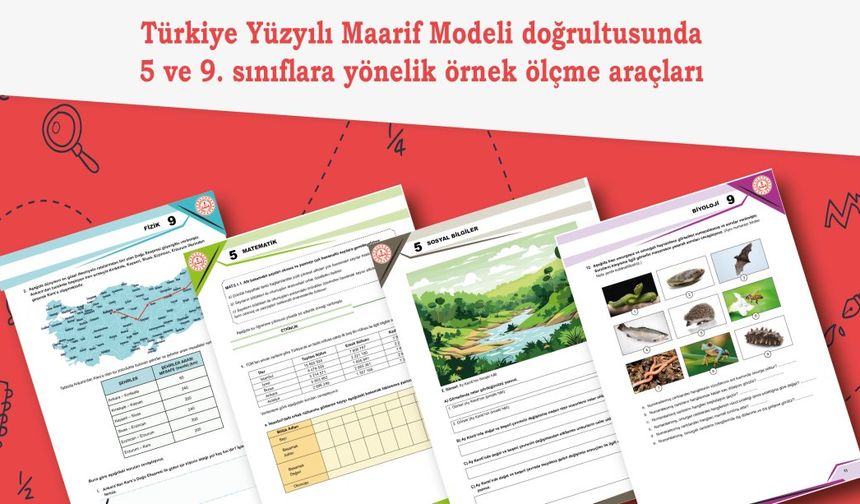 MEB Yeni Müfredata Uygun Örnek Ölçme Araçlarını Yayımladı