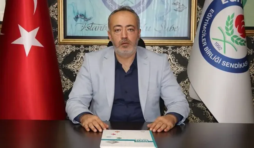 Eğitim Bir Sen Şube Başkanından Turhan ÇÖMEZ'e Sert Tepki