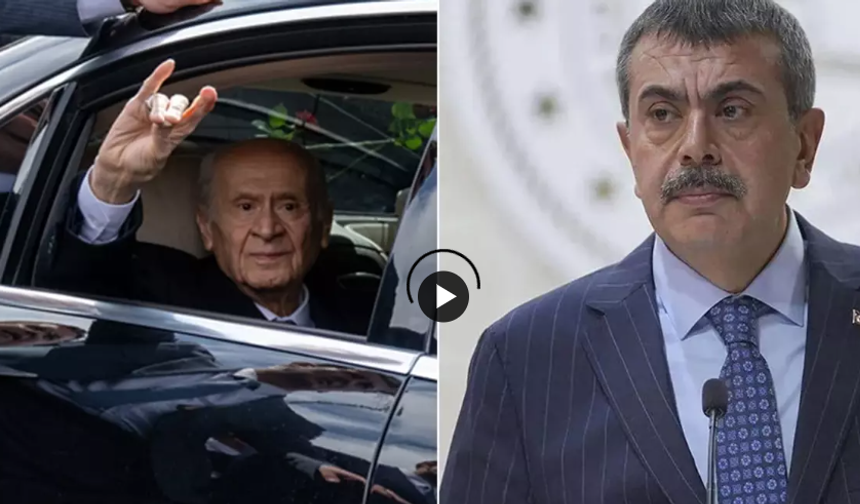 Devlet Bahçeli'den Yusuf Tekin'e Destek: Milli Eğitim Bakanımız yalnız değildir